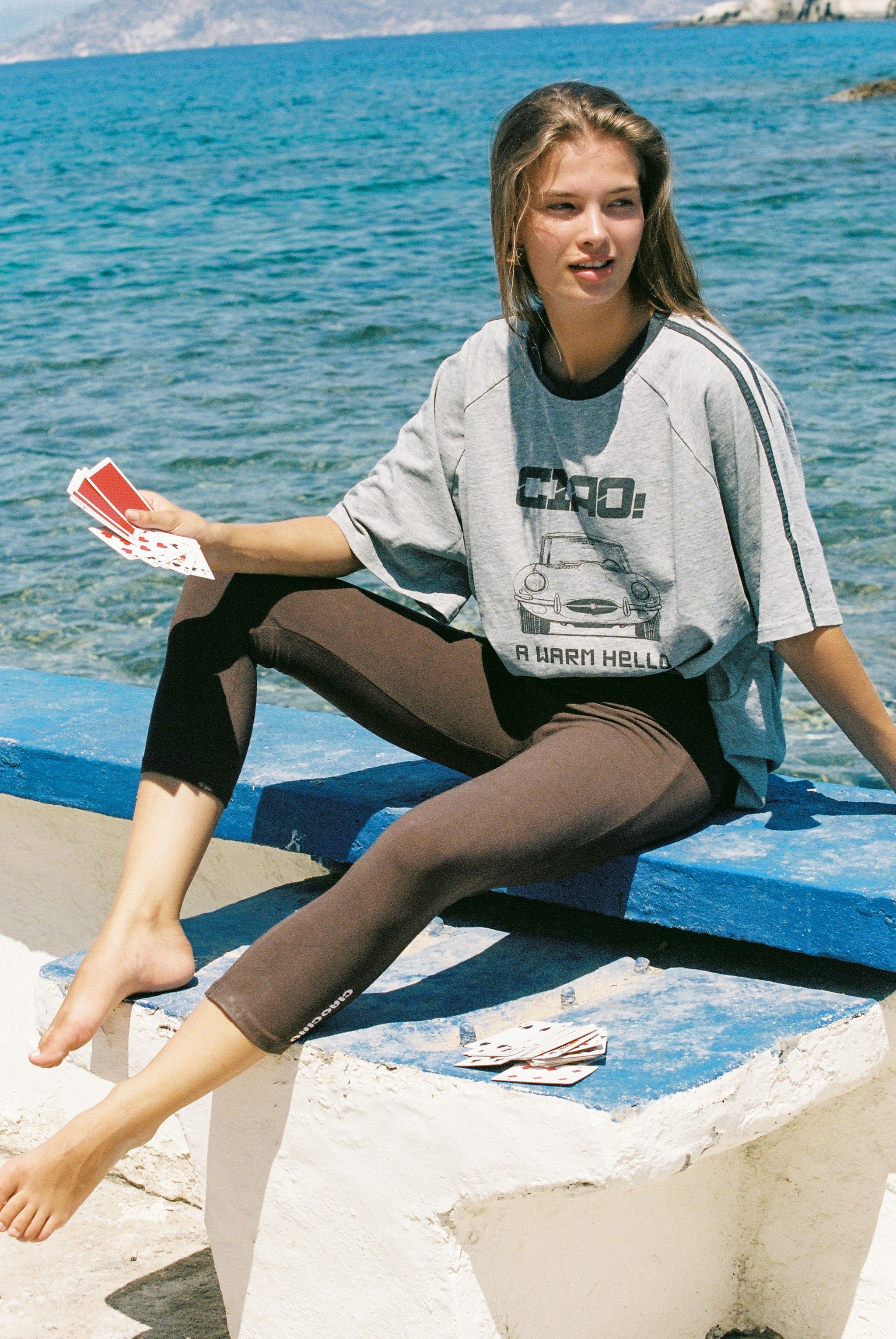 Ciao Ciao Vacation | Warm Hello Racer Tee