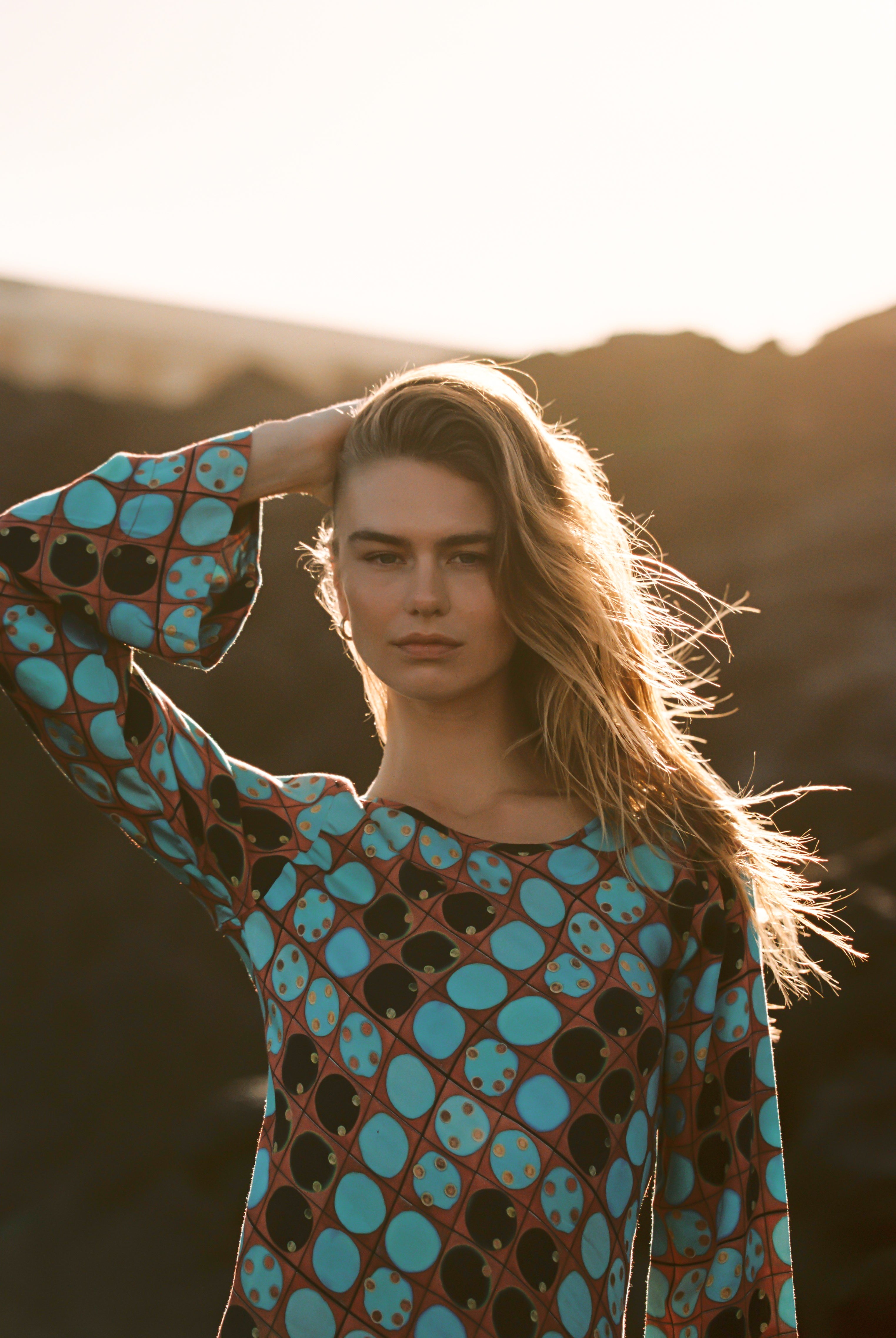 Kinga Csilla | Archaic Olive Maxi Dress