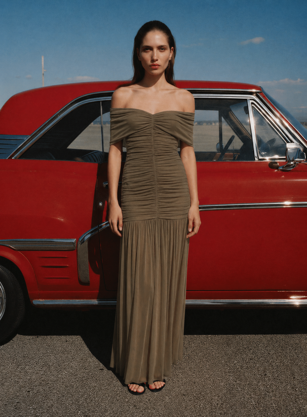 Hansen & Gretel | Willa Maxi Dress - Olive