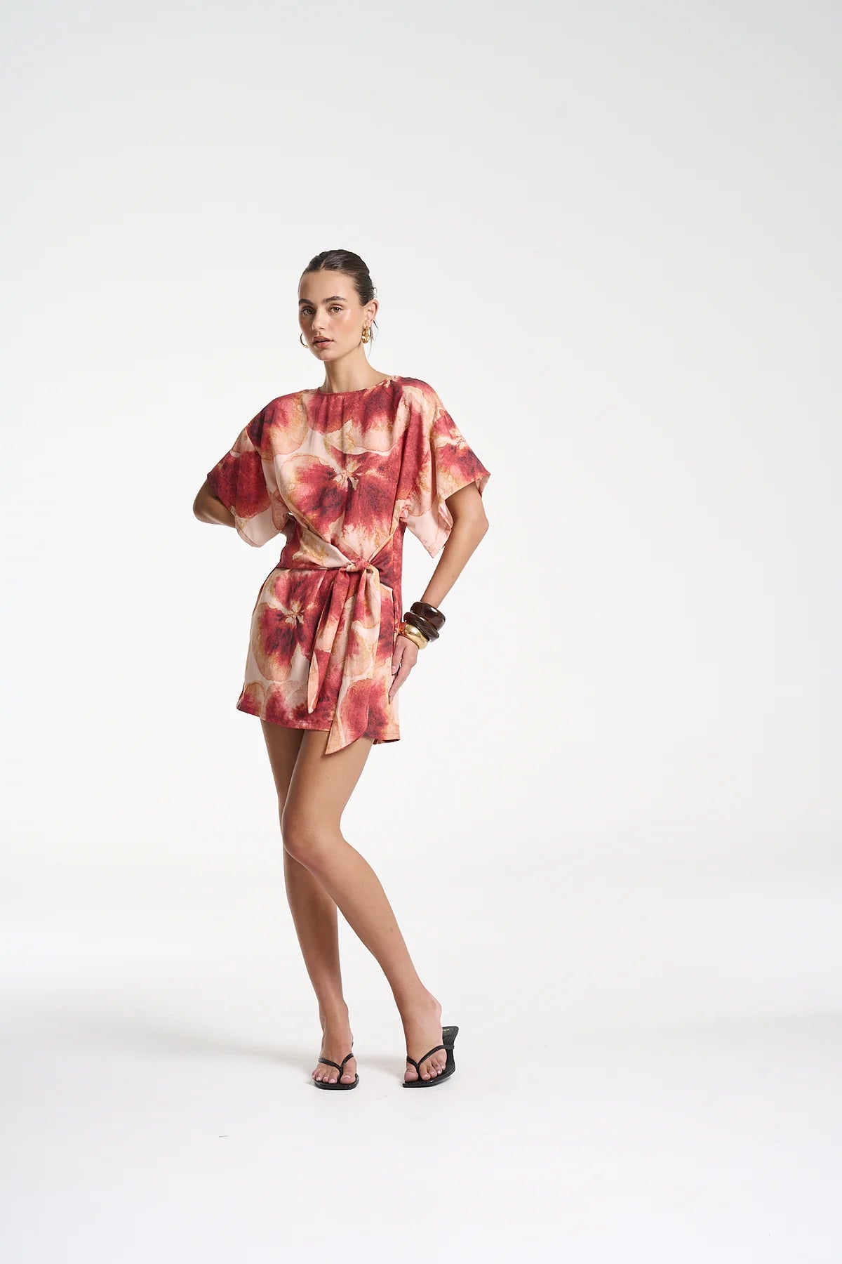 Summi Summi | Tie Front Dress - Aloha