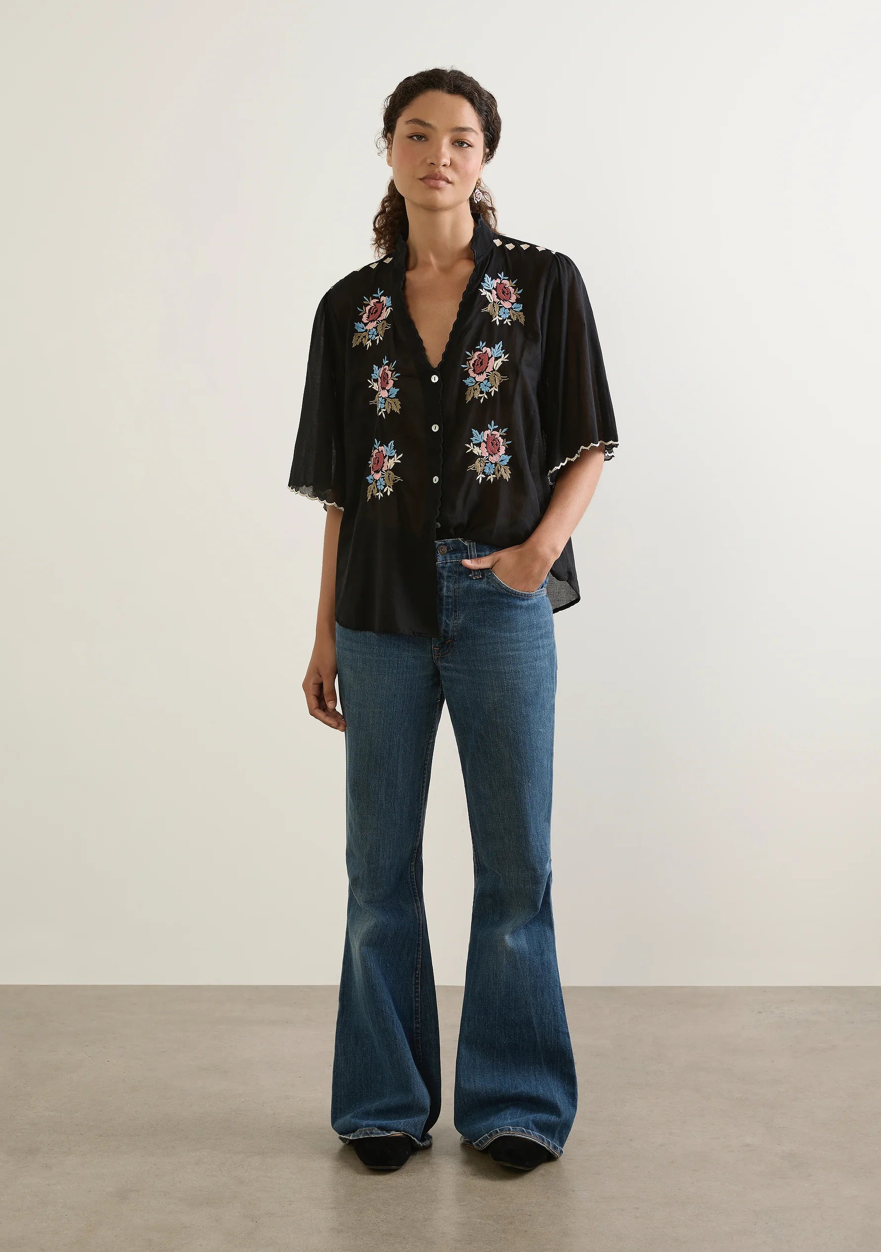 Auguste The Label | Arabella Blouse - Black