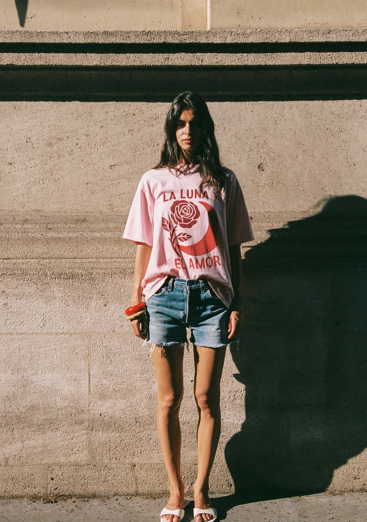 Auguste The Label | Moon Rose Boyfriend Tee - Pink