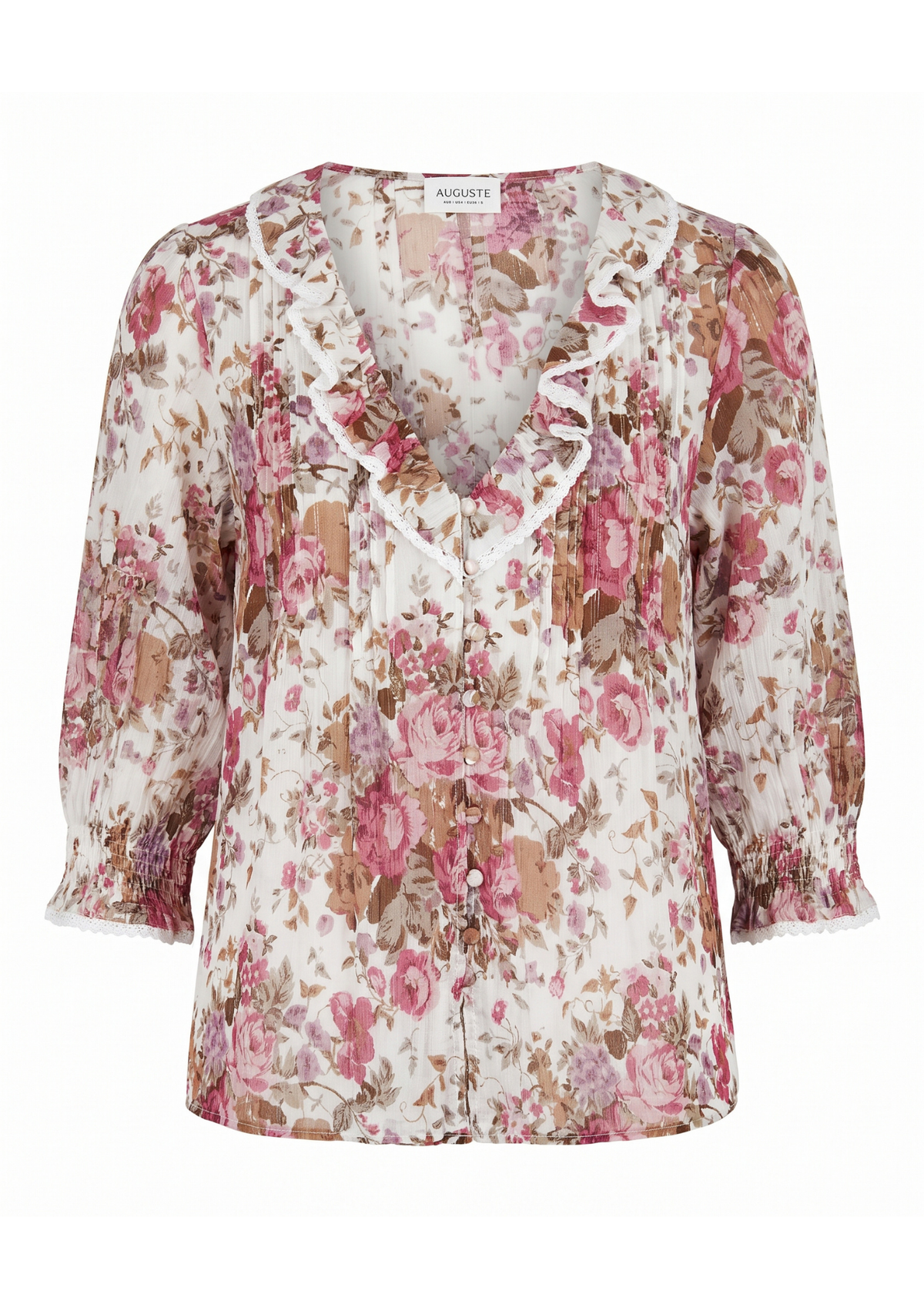 Auguste The Label | Rafael Blouse - Francesca White