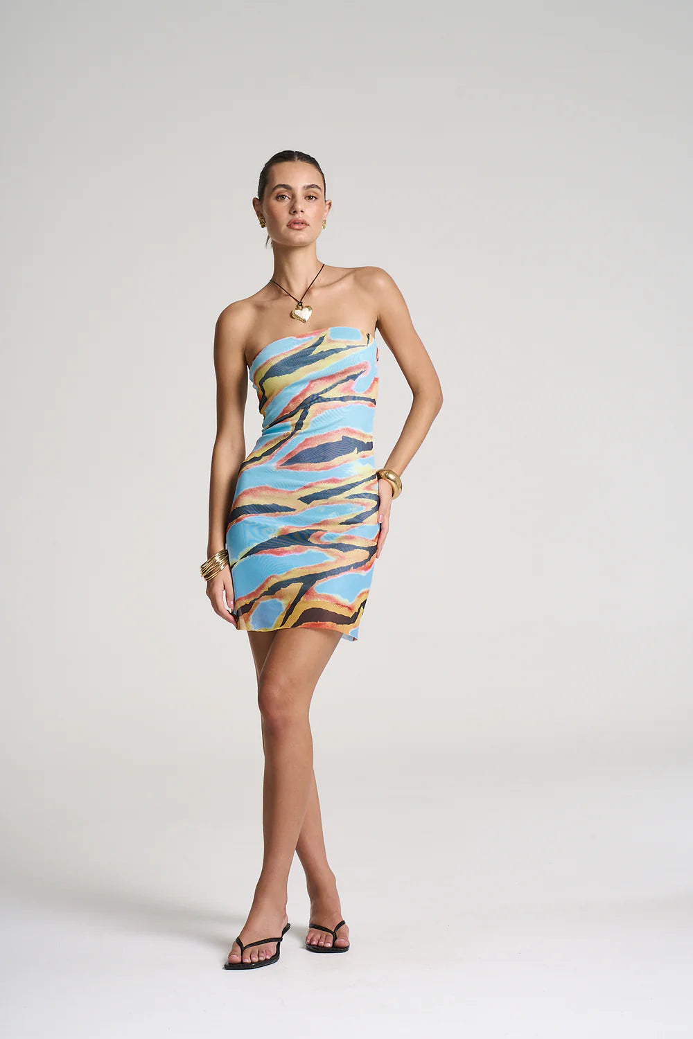 Summi Summi | Strapless Mesh Mini - Zanzibar