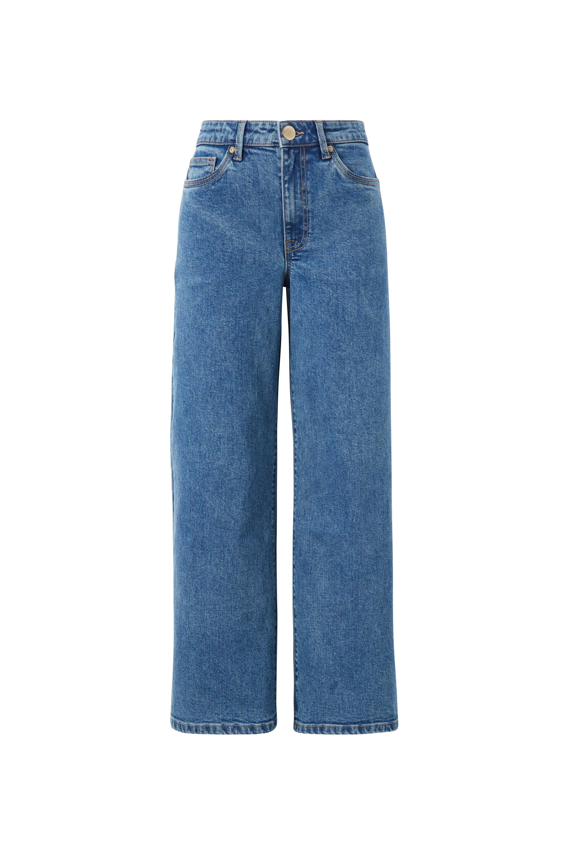 Ceres Life | Evie Wide Leg Jean - Fresh Indigo