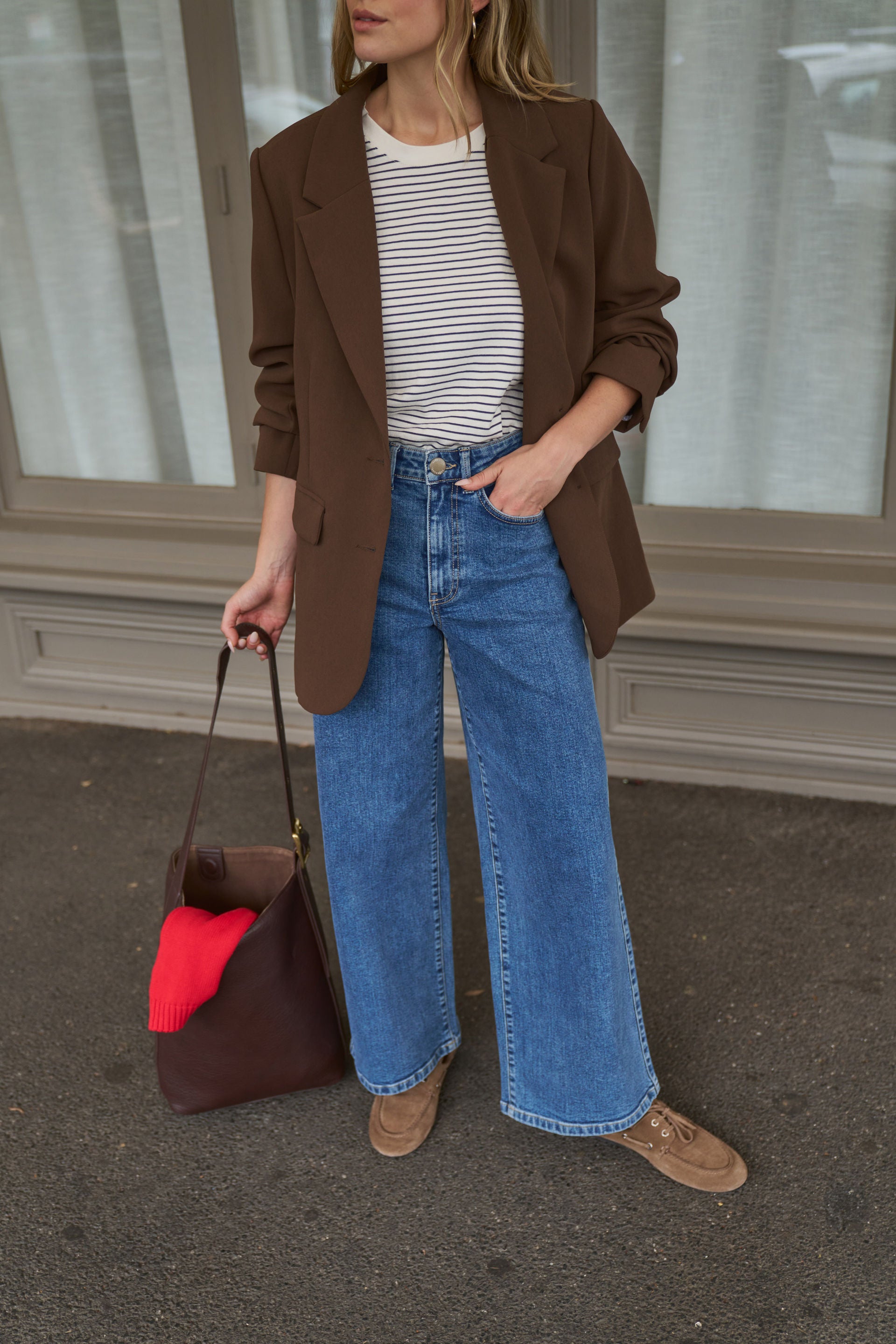 Ceres Life | Evie Wide Leg Jean - Fresh Indigo