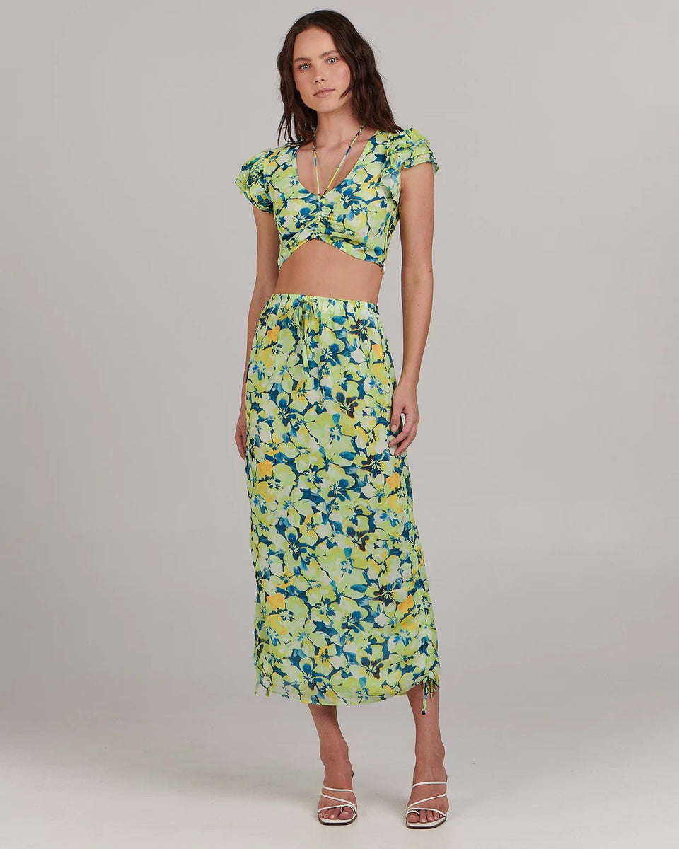 slim fit dress slacks Floral Smocked Square Neck Midi Dress – Charming Charlie