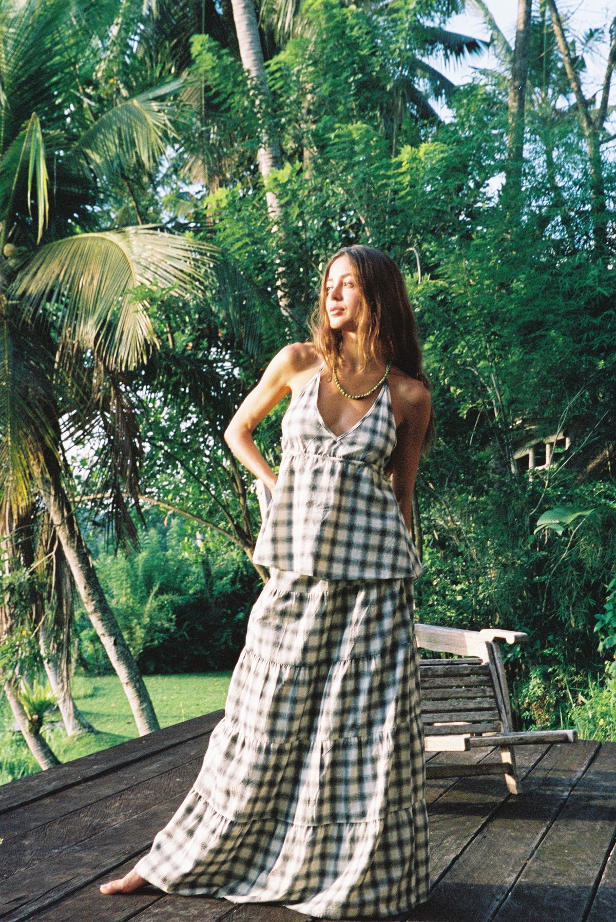 Ciao Ciao Vacation | Sonder Check Swing Top