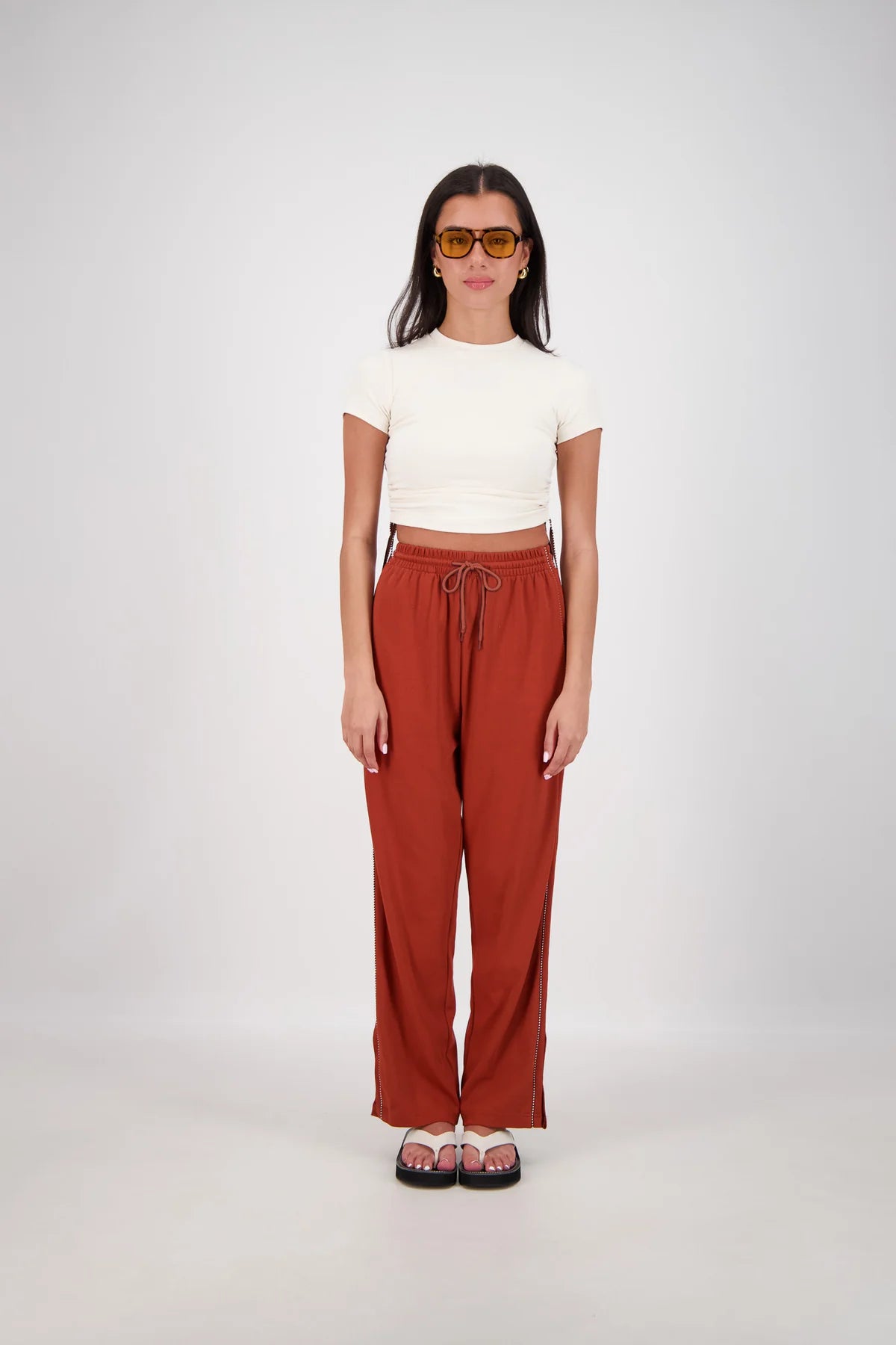 Jasmine Alexa | Manarola Trackpant Tobacco