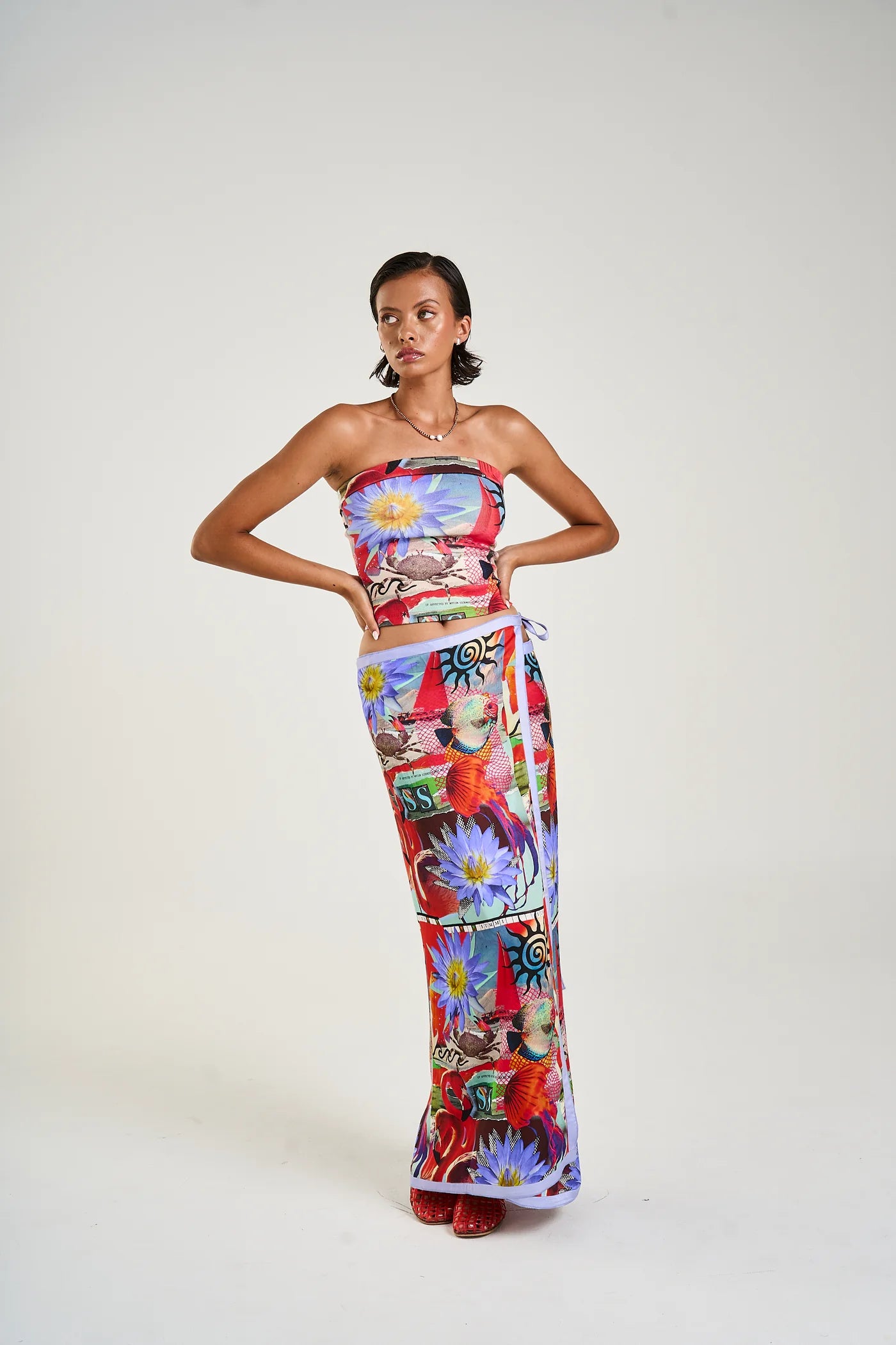 Summi Summi | Maxi Wrap Skirt - Dazed
