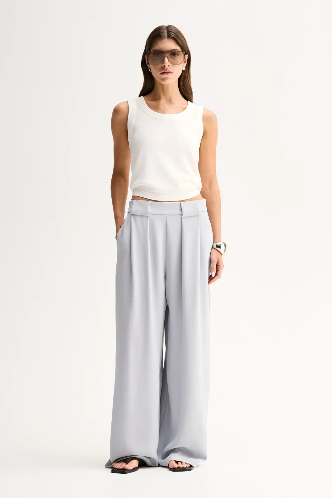 Elka Collective | Silas Knit Top - White