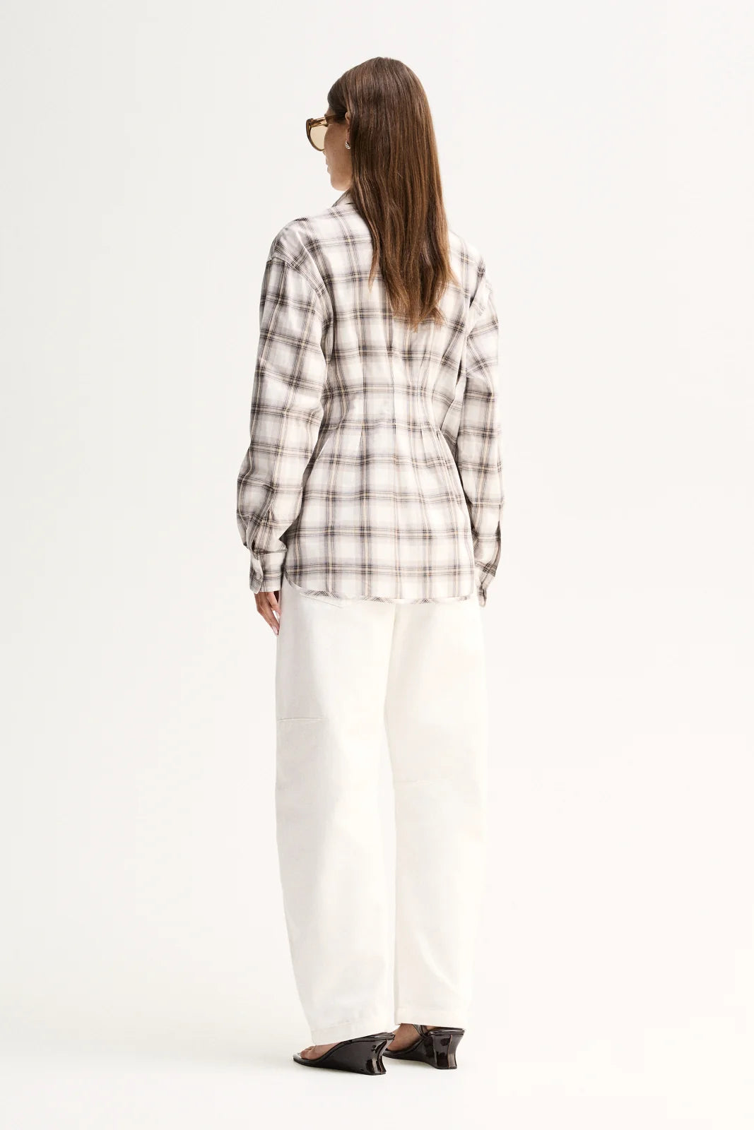 Elka Collective | Heather Shirt - White Check