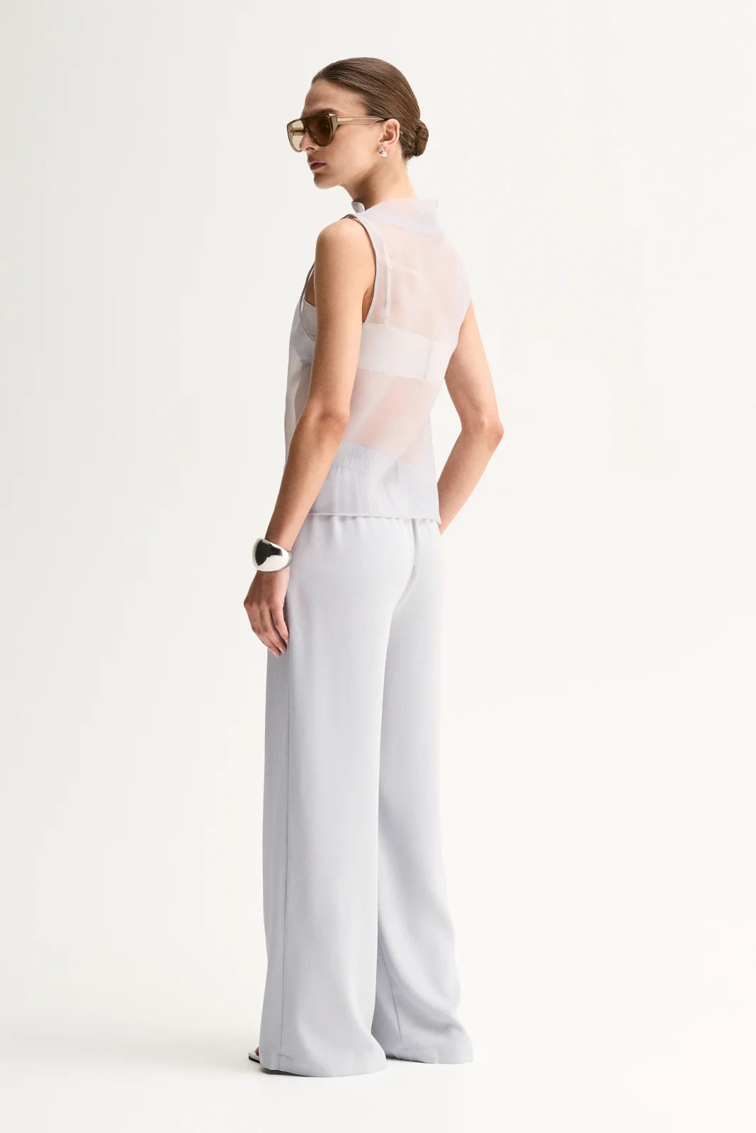 Elka Collective | Hopkins Sheer Top - Seamist