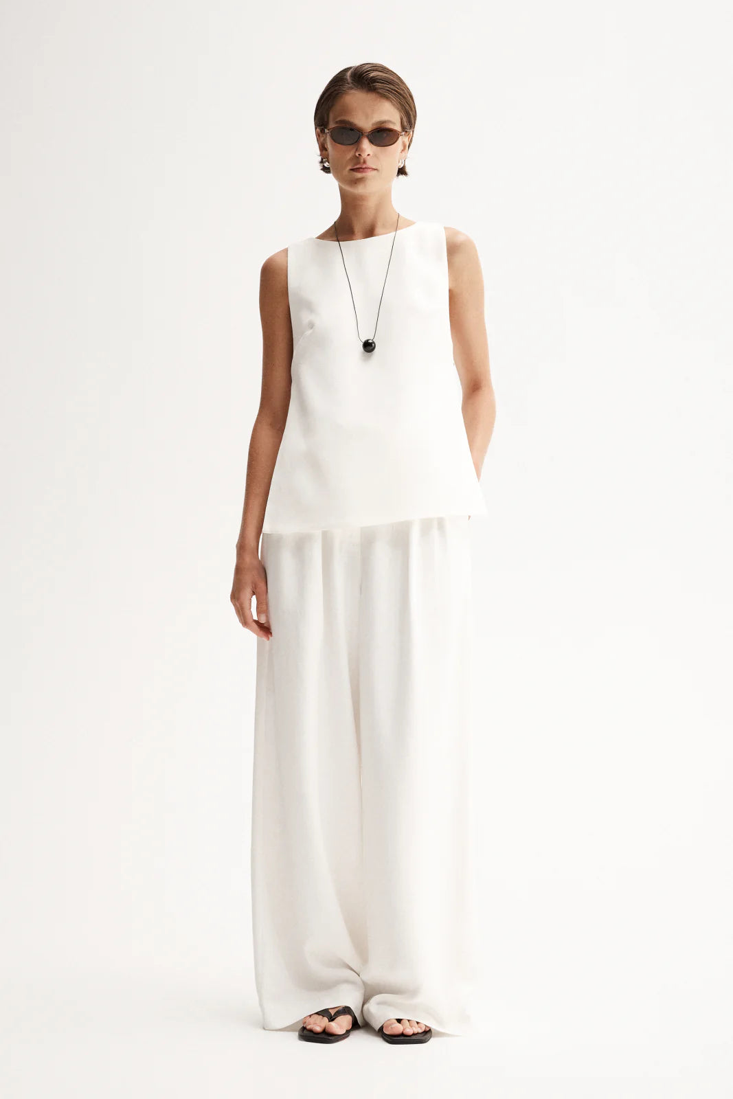 Elka Collective | Isabella Pant - White