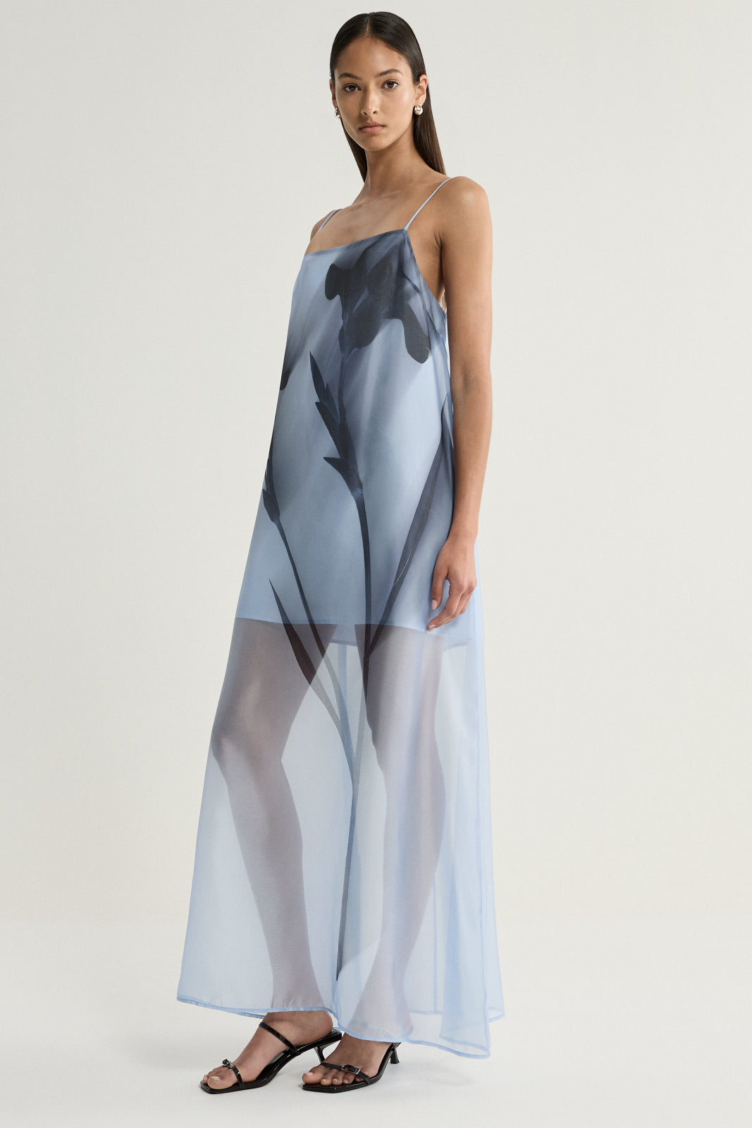 Elka Collective | Jade Dress - Blue Floral Print