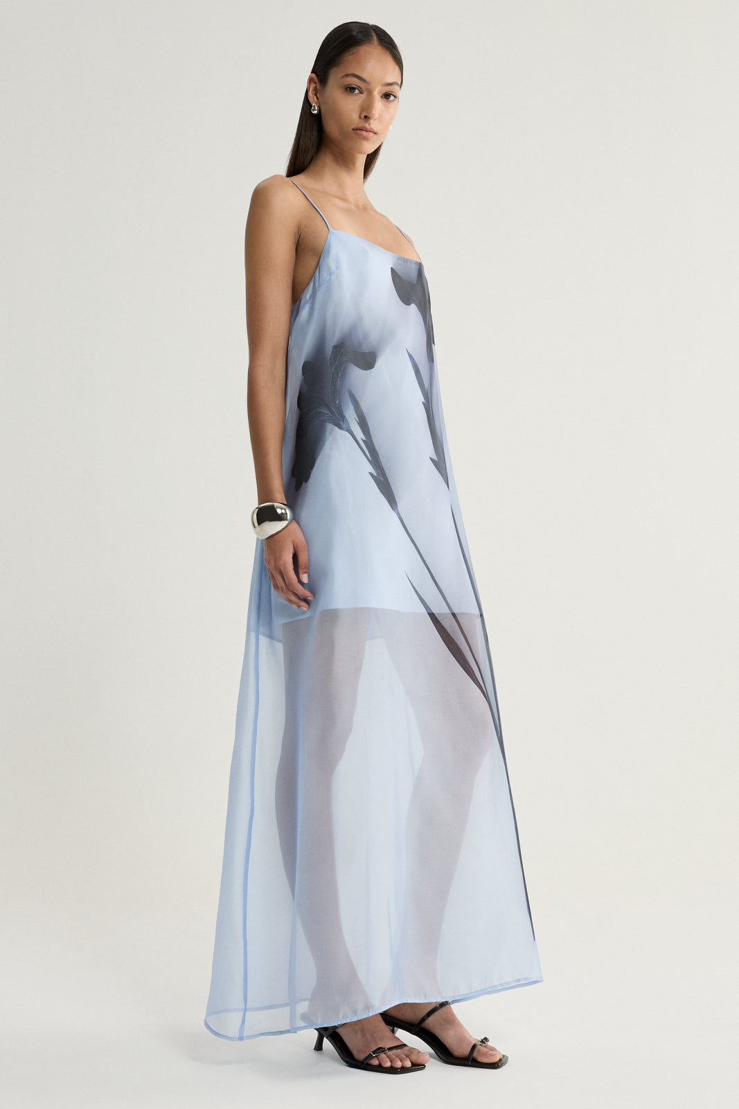 Elka Collective | Jade Dress - Blue Floral Print