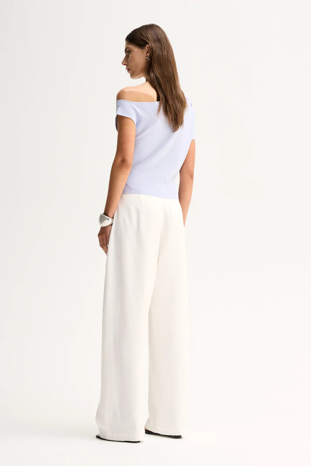 Elka Collective | Talia Knit Top - Pale Blue