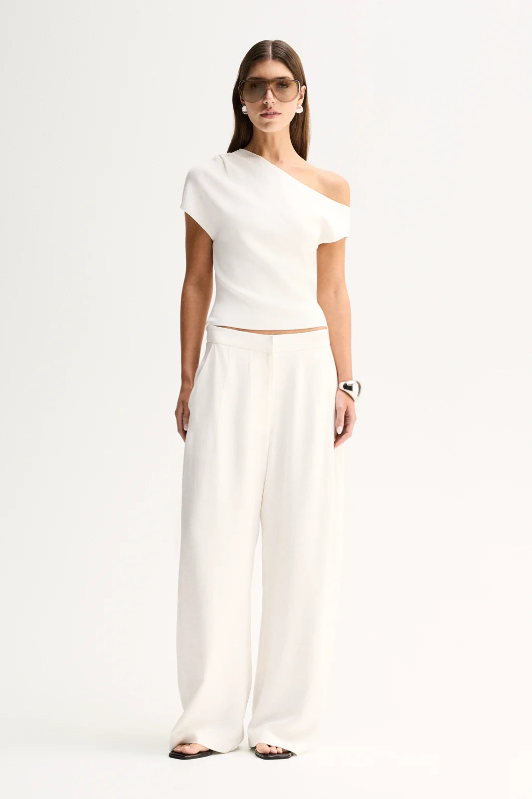 Elka Collective | Talia Knit Top - White