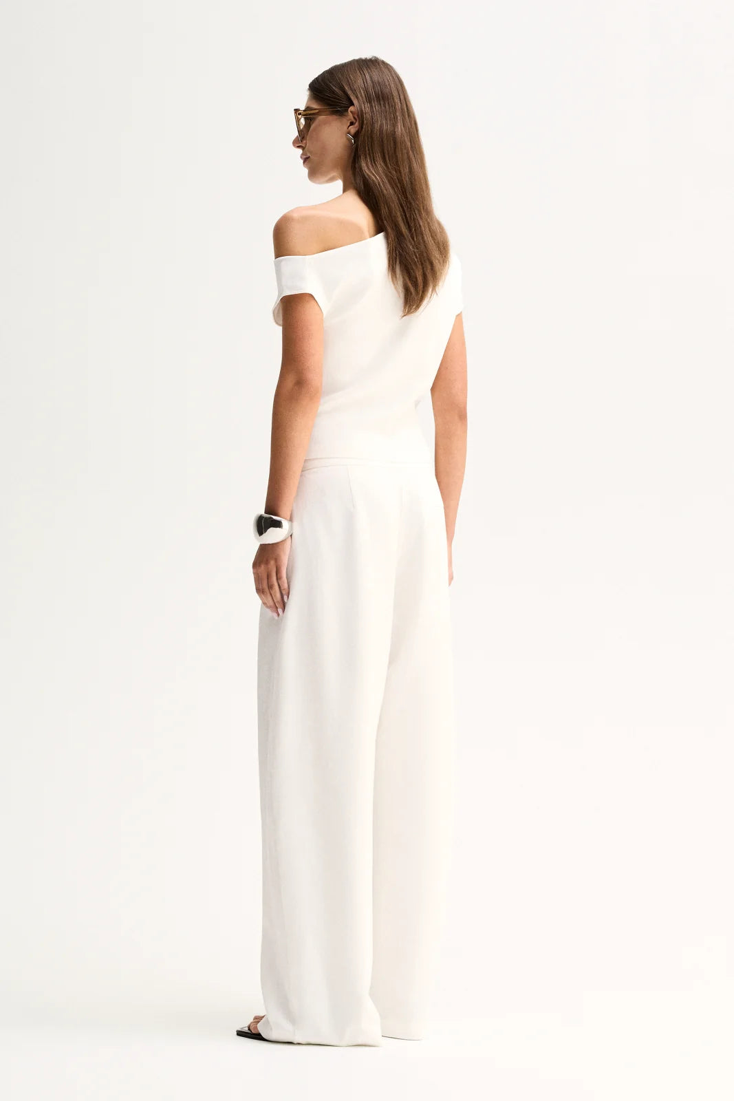 Elka Collective | Talia Knit Top - White