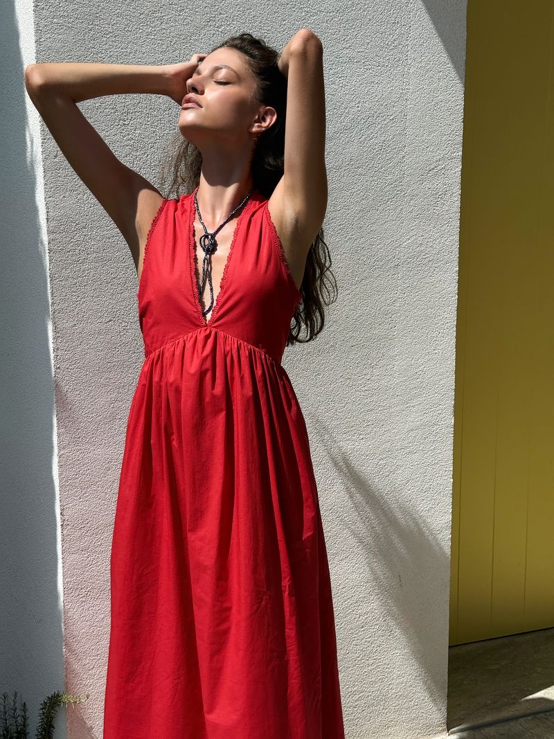 Faithfull The Brand | Jovita Midi Dress - Red