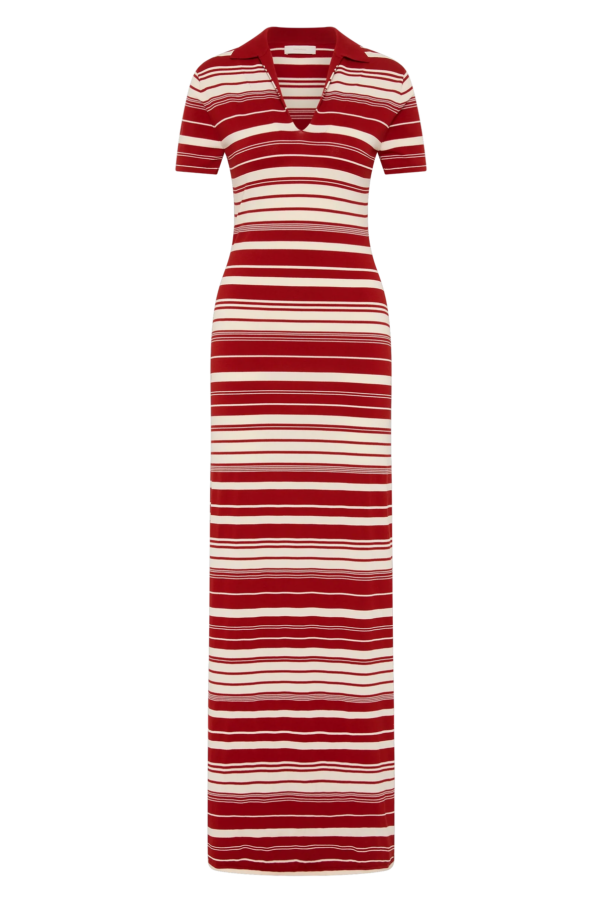 Faithfull The Brand | Cloe Maxi Dress - Valdemar Stripe Red
