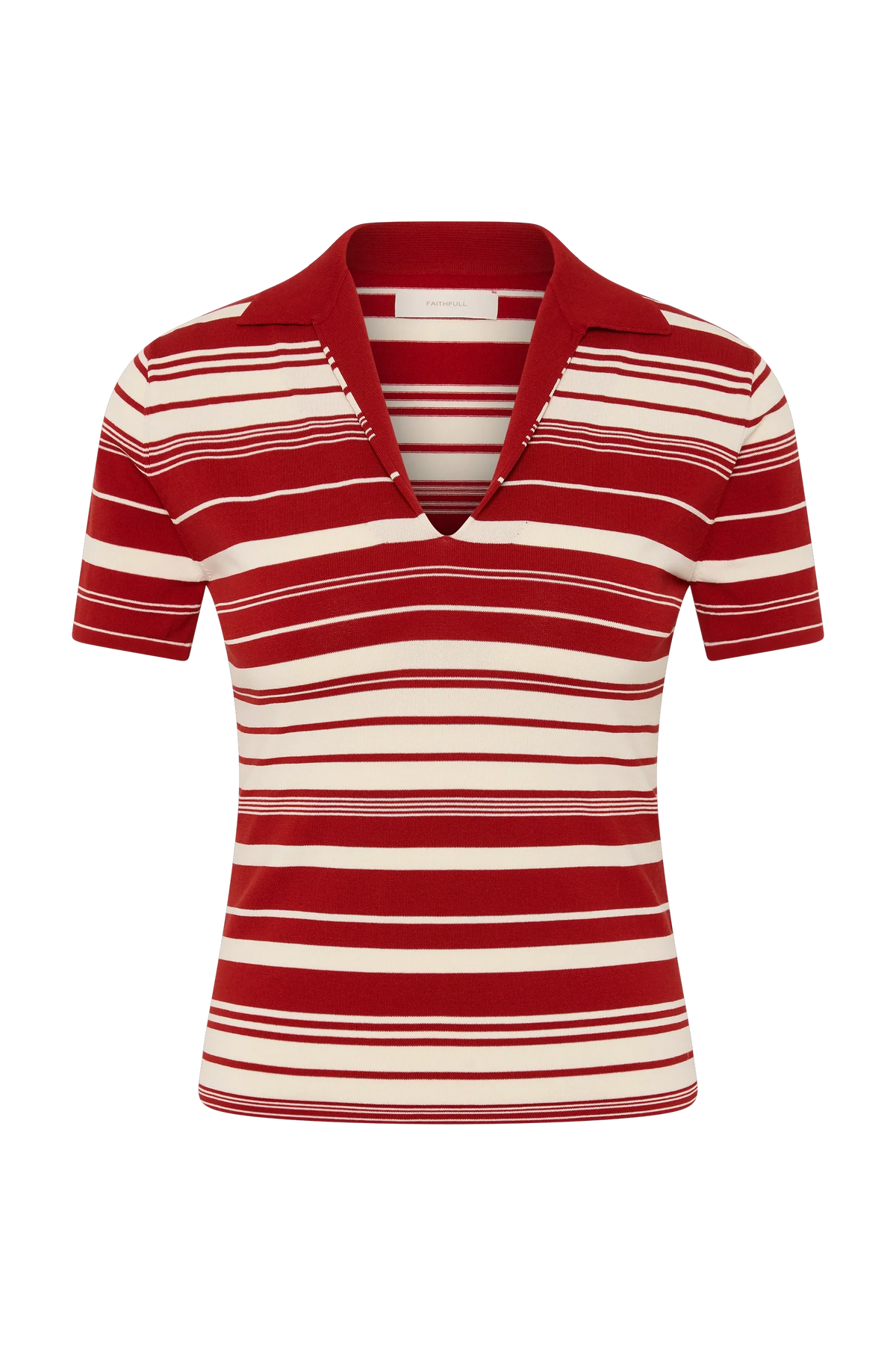 Faithfull The Brand | Cloe Top - Valdemar Stripe Red