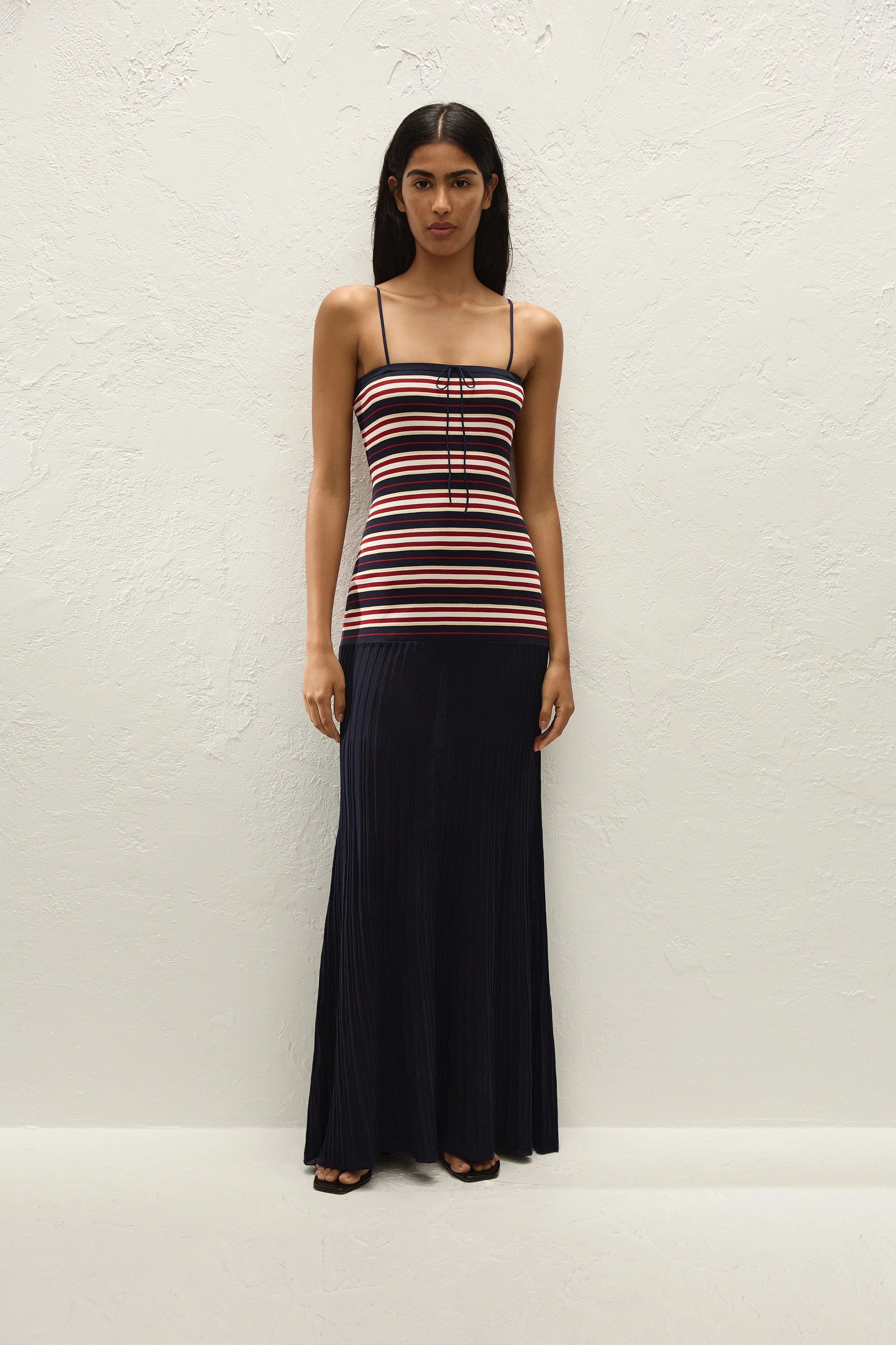 Faithfull The Brand | Doris Maxi Dress - Cila Stripe Navy