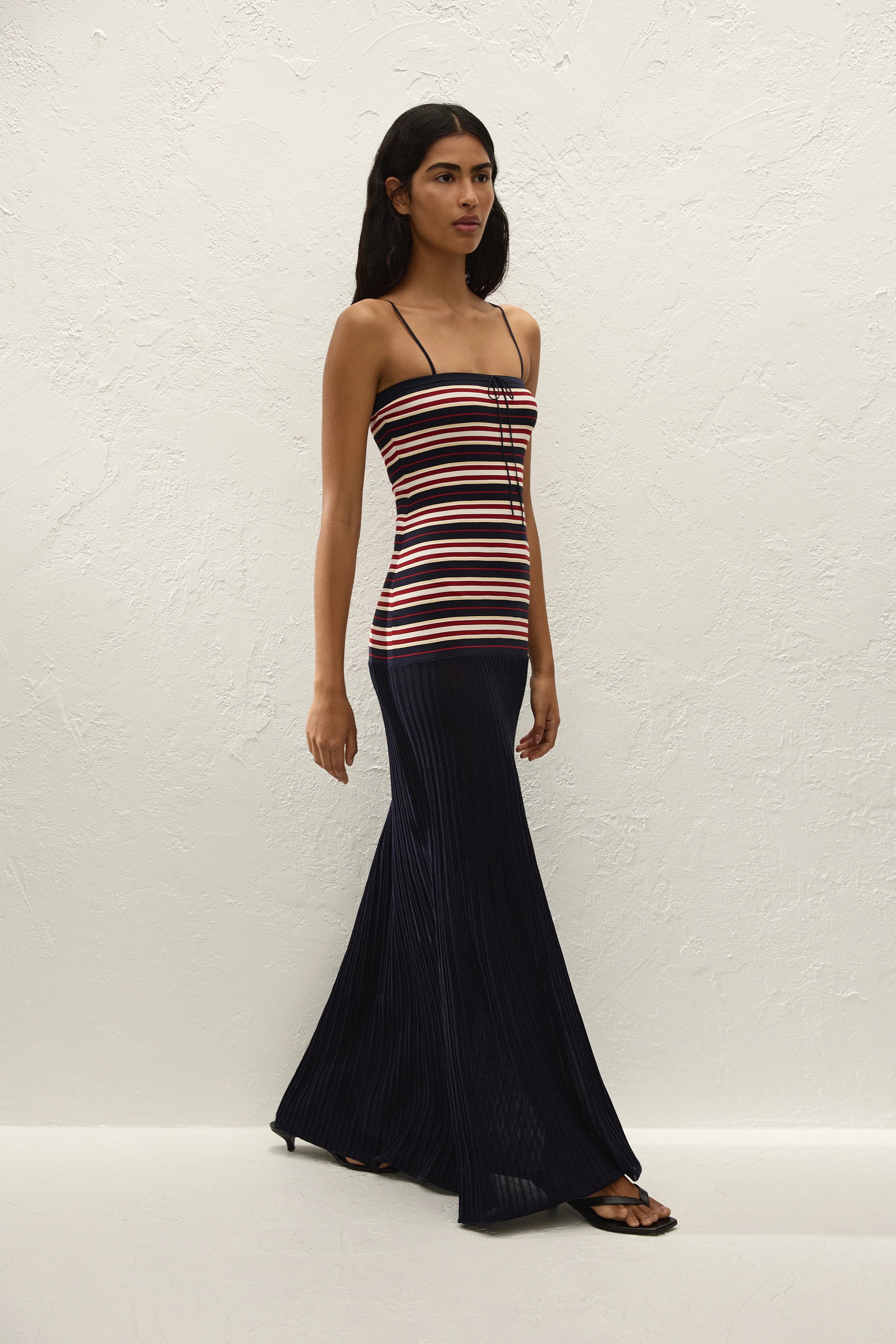 Faithfull The Brand | Doris Maxi Dress - Cila Stripe Navy
