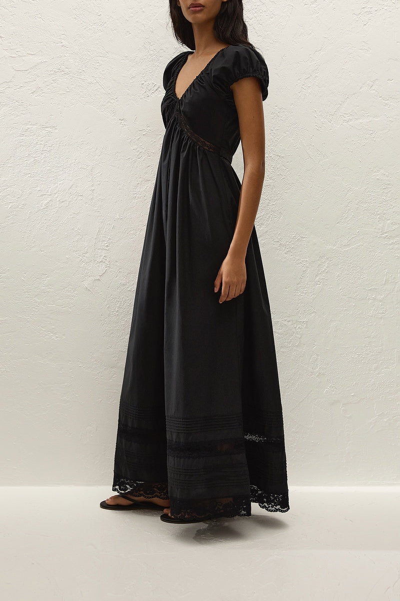 Faithfull The Brand | Elodia Maxi Dress - Mia Lace Black