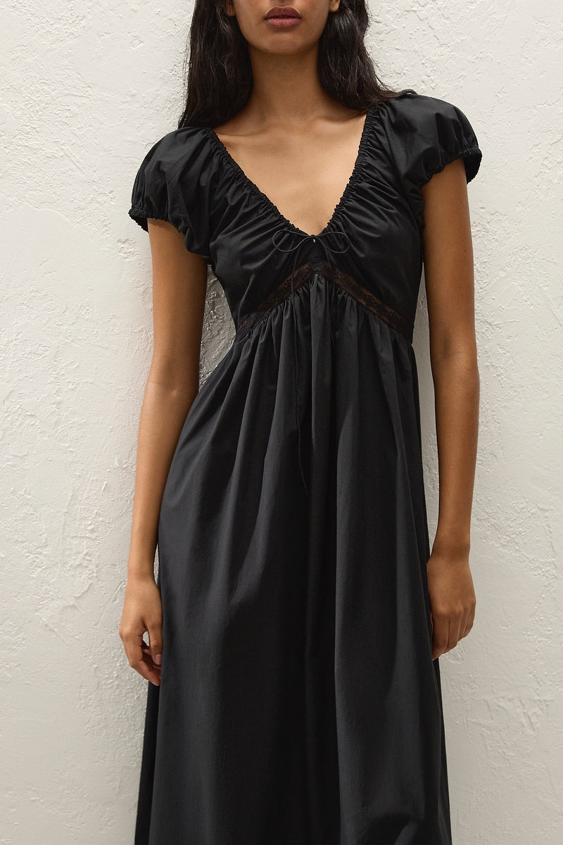 Faithfull The Brand | Elodia Maxi Dress - Mia Lace Black
