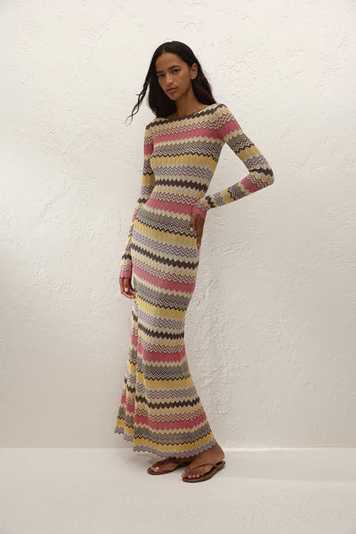 Faithfull The Brand | Pedro Maxi Dress - Perla Stripe