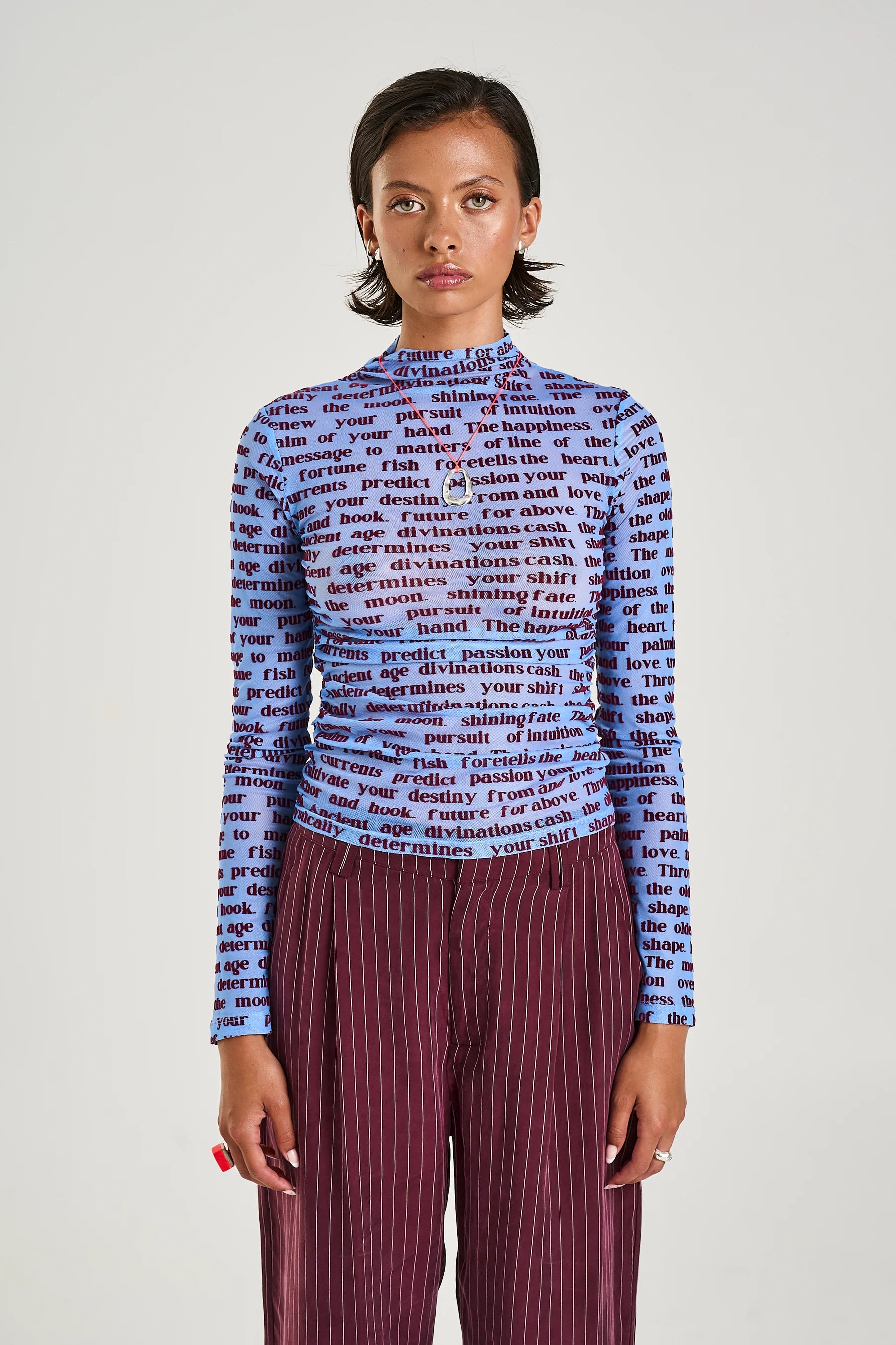 Summi Summi | LS Ruched Top Fortune Teller