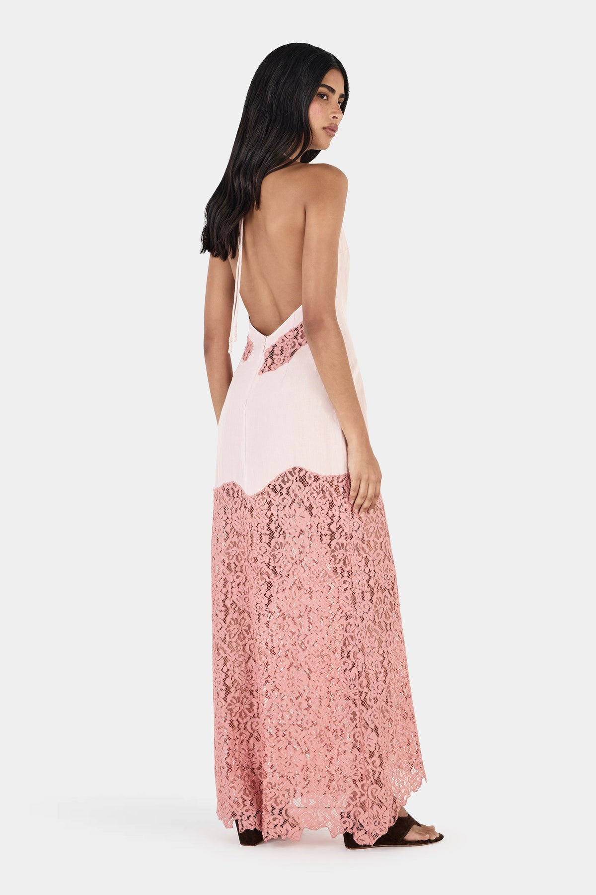 Hansen & Gretel | Crosby Maxi Dress - Pink Two Tone