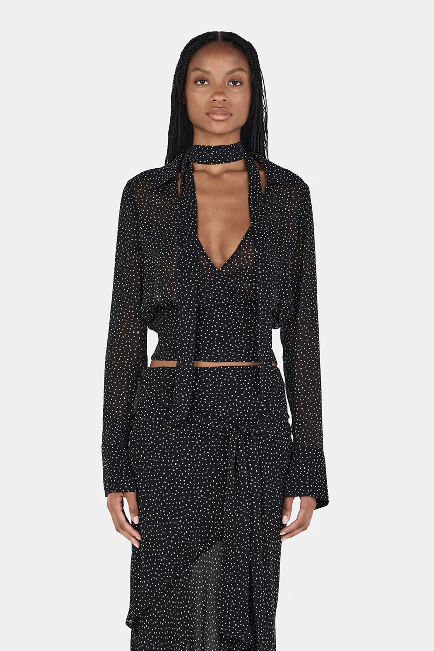 PE Nation | Rylan Blouse - Thistlelight Spot