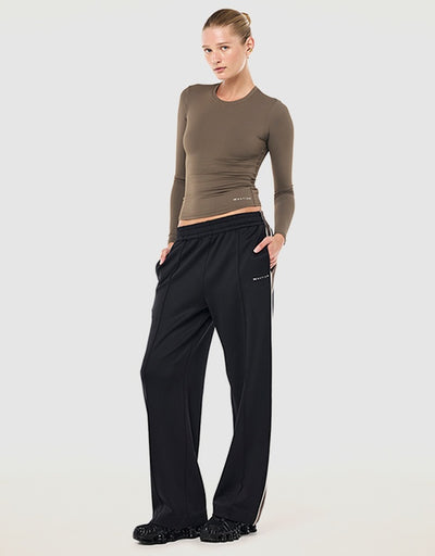 PE Nation | Man Down Trackpant - Black/Major Brown