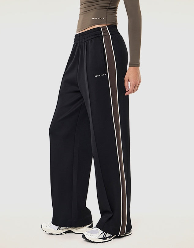 PE Nation | Man Down Trackpant - Black/Major Brown