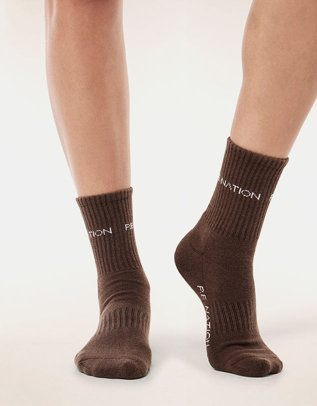 PE Nation | Signature Sock - Major Brown