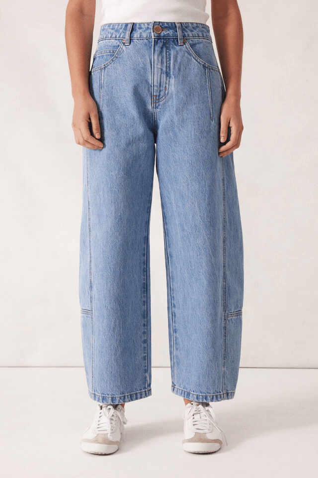 Ceres Life | Demi Barrel Jean - Vintage Blue