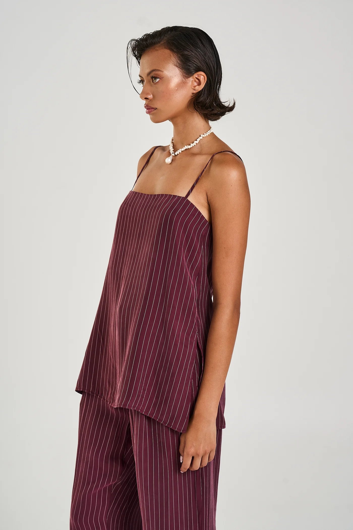 Summi Summi | Tunic Top Kina Pinstripe