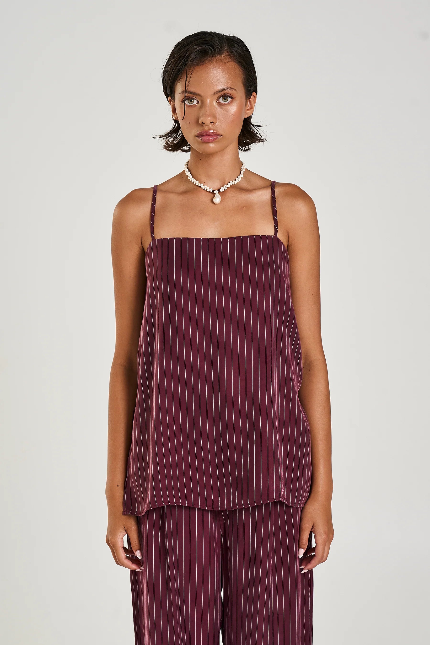 Summi Summi | Tunic Top Kina Pinstripe