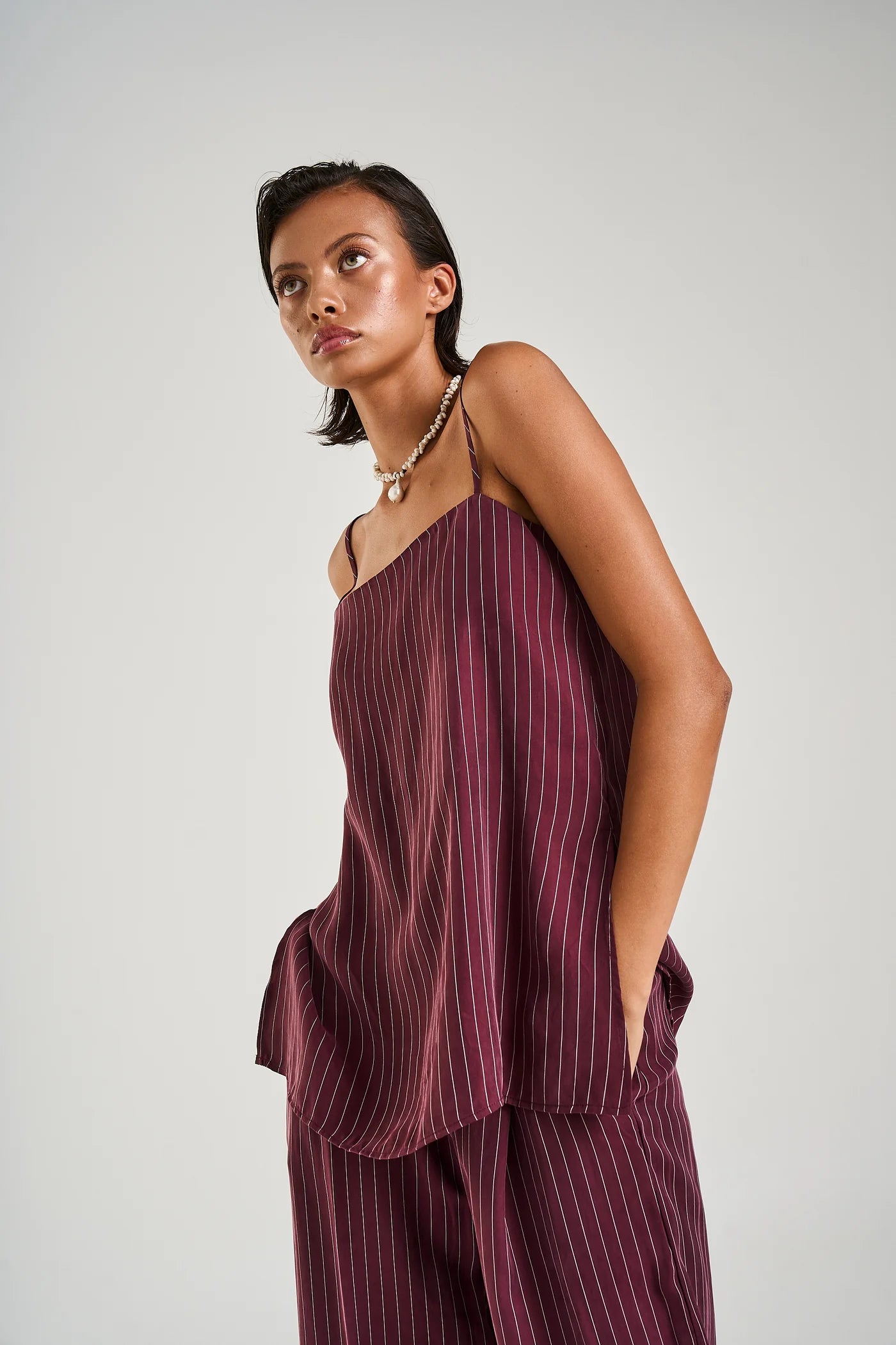 Summi Summi | Tunic Top Kina Pinstripe