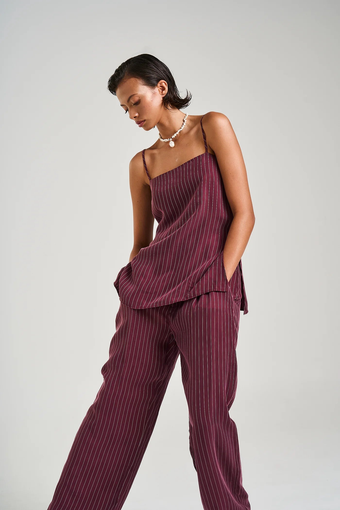 Summi Summi | Boss Pant Kina Pinstripe