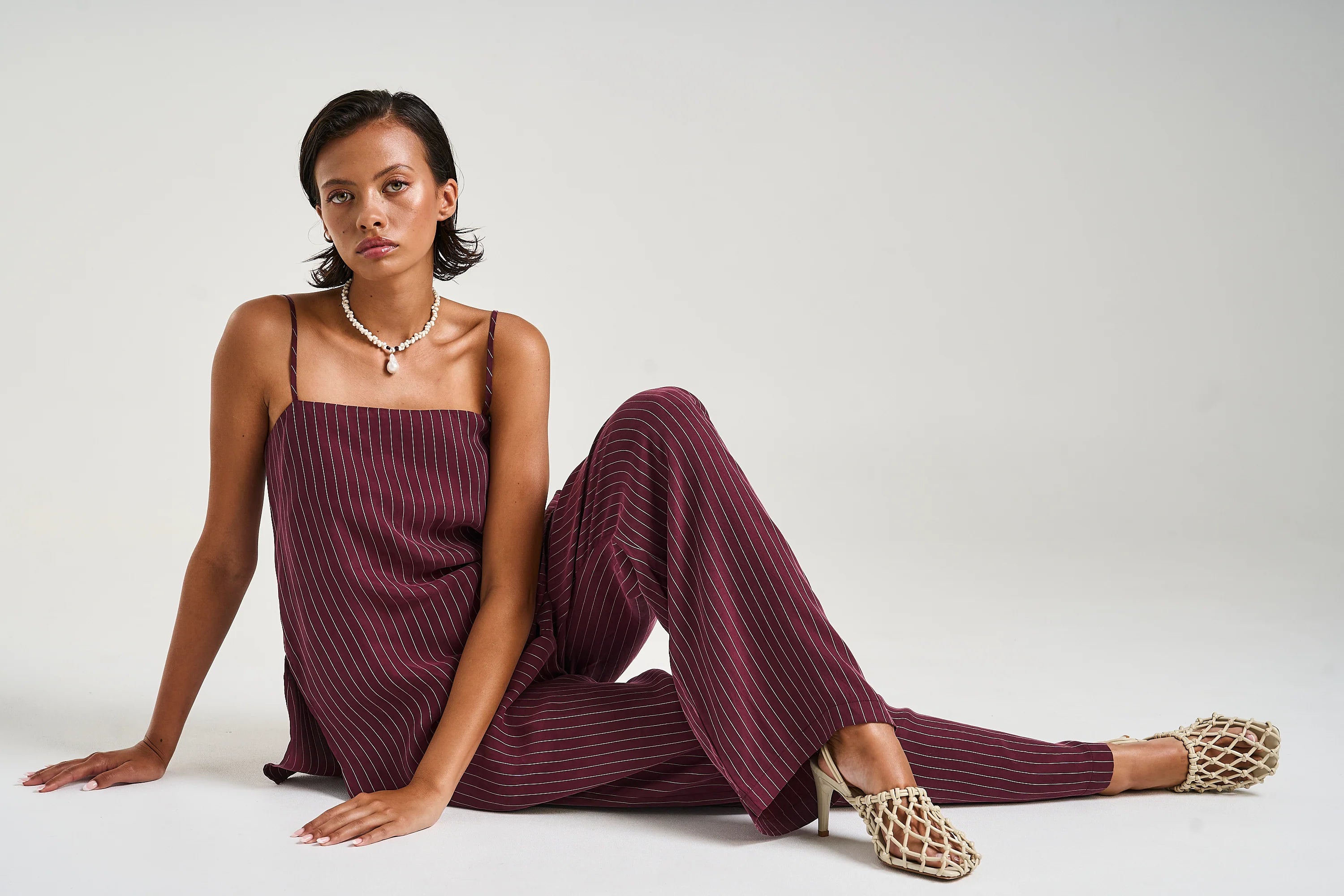 Summi Summi | Tunic Top Kina Pinstripe