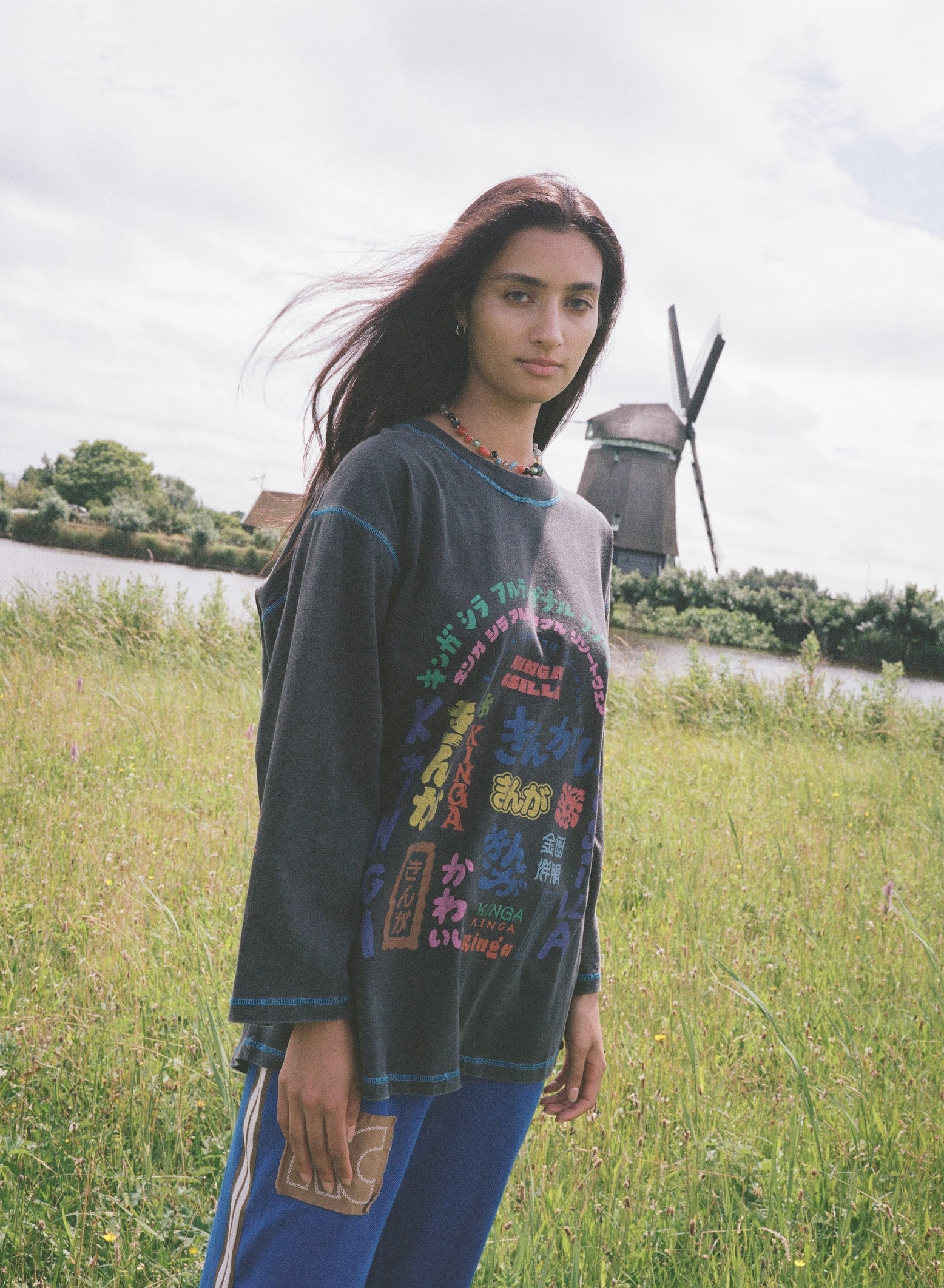Kinga Csilla | Lantern Tommy Tee - Charcoal