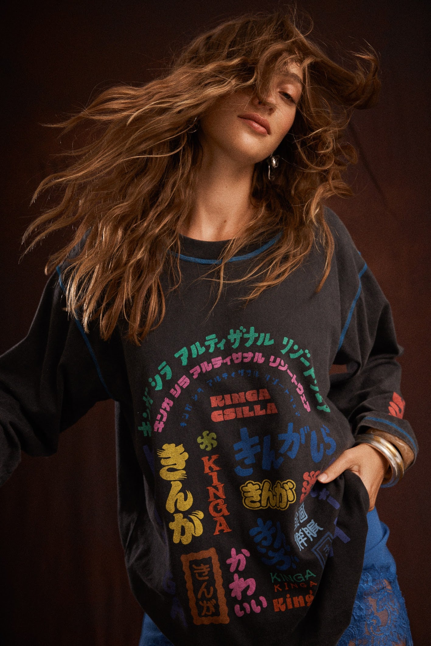 Kinga Csilla | Lantern Tommy Tee - Charcoal