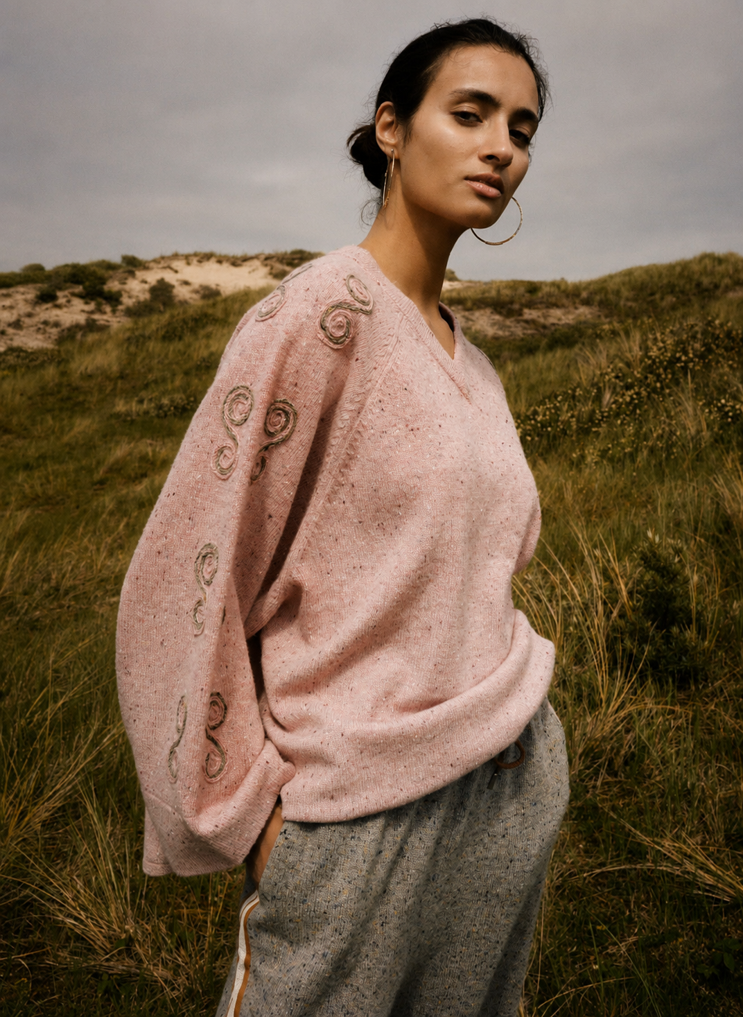 Kinga Csilla Speckle Liric Chunky Knit Jumper