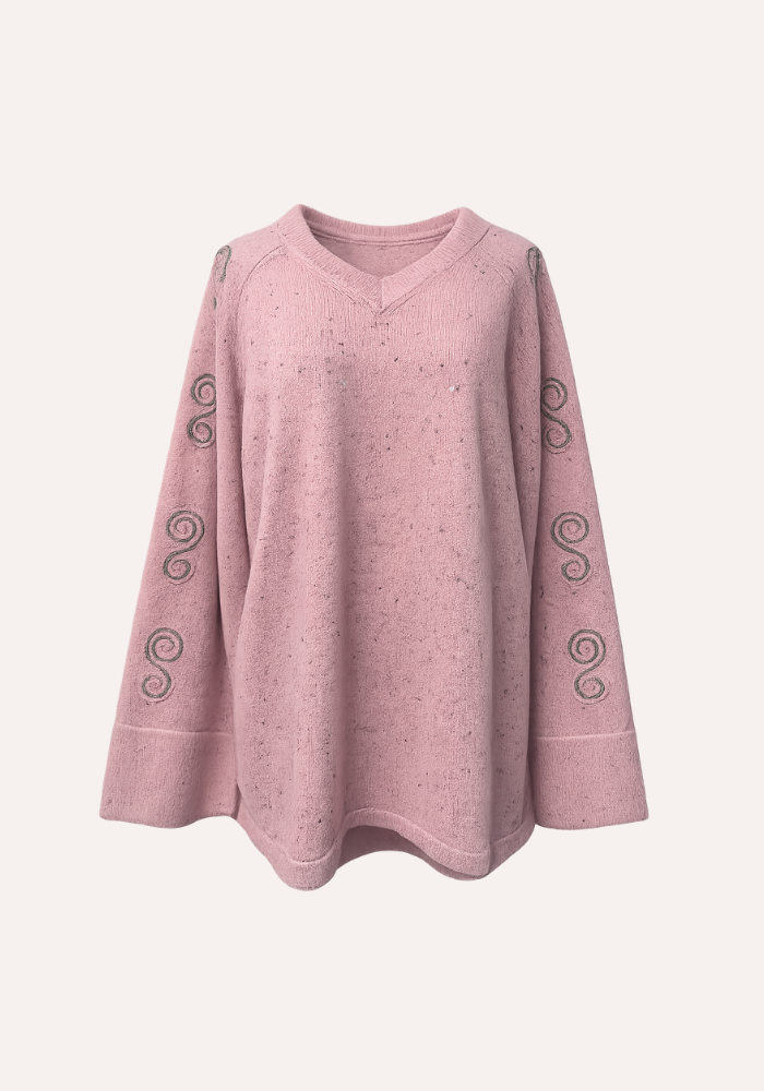 Kinga Csilla Speckle Liric Chunky Knit Jumper
