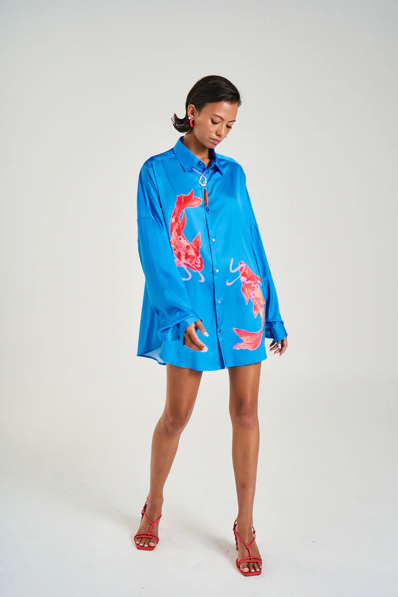 Summi Summi | LS OS Shirt - Koi