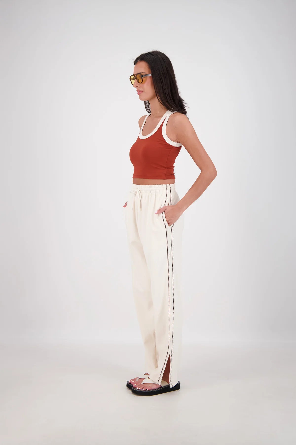 Jasmine Alexa | Manarola Trackpant Oatmeal