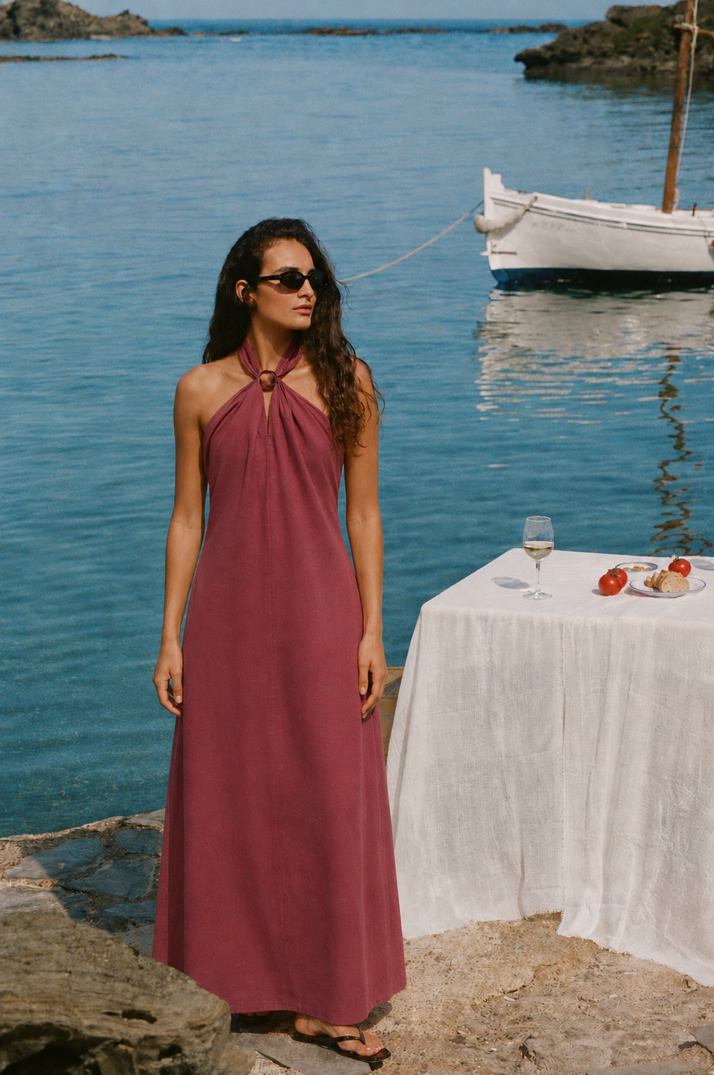 Faithfull The Brand | Lourdes Maxi Dress - Rhubarb